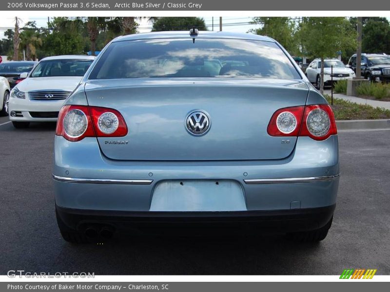 Arctic Blue Silver / Classic Grey 2006 Volkswagen Passat 3.6 Sedan