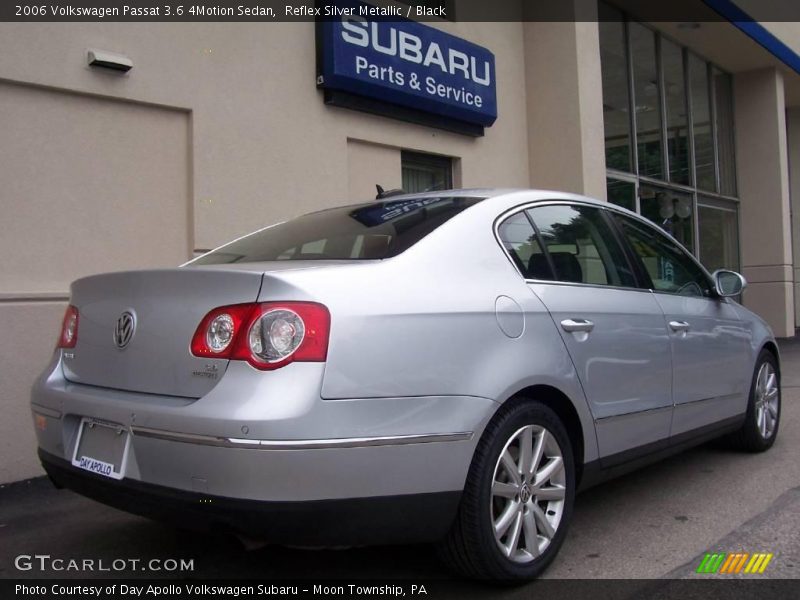 Reflex Silver Metallic / Black 2006 Volkswagen Passat 3.6 4Motion Sedan