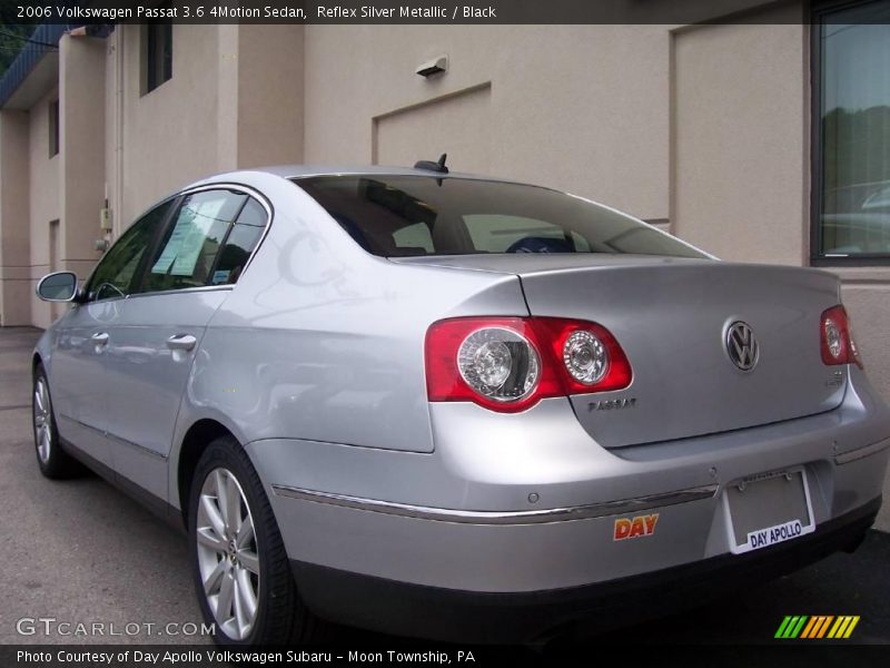 Reflex Silver Metallic / Black 2006 Volkswagen Passat 3.6 4Motion Sedan