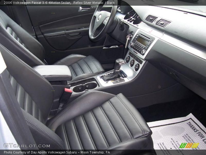 Reflex Silver Metallic / Black 2006 Volkswagen Passat 3.6 4Motion Sedan