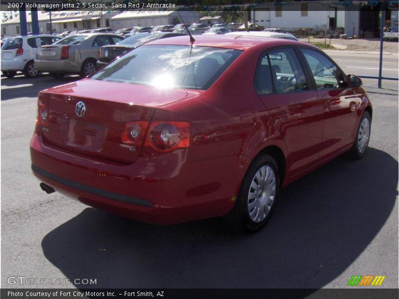 Salsa Red / Anthracite 2007 Volkswagen Jetta 2.5 Sedan