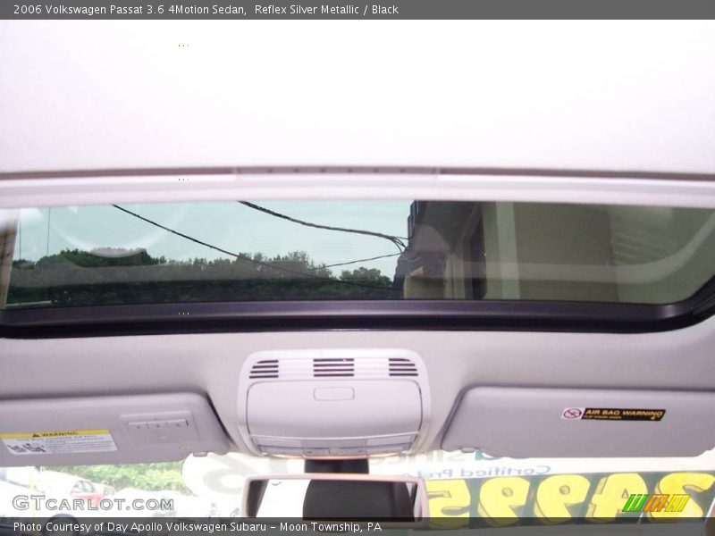 Reflex Silver Metallic / Black 2006 Volkswagen Passat 3.6 4Motion Sedan