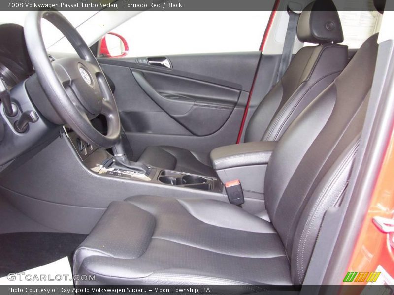 Tornado Red / Black 2008 Volkswagen Passat Turbo Sedan