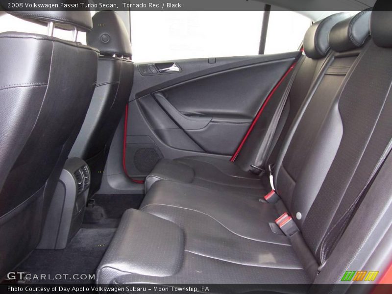 Tornado Red / Black 2008 Volkswagen Passat Turbo Sedan