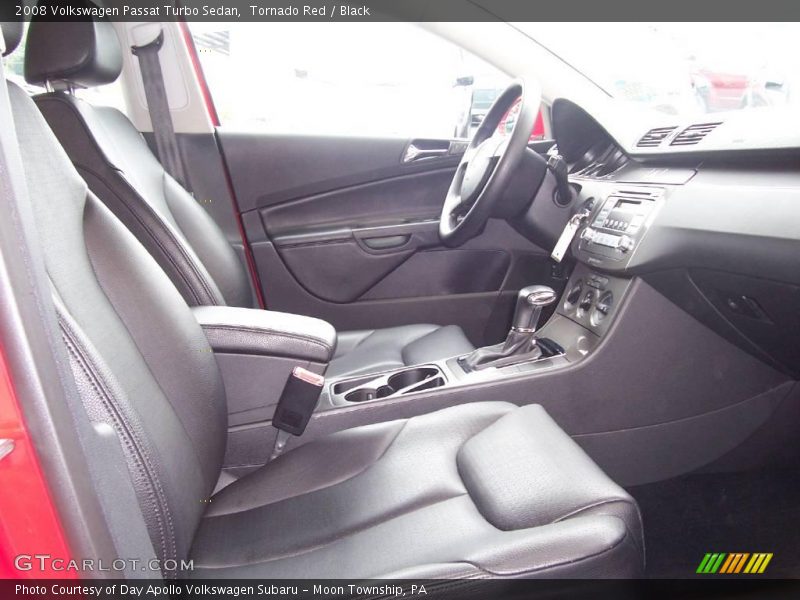 Tornado Red / Black 2008 Volkswagen Passat Turbo Sedan