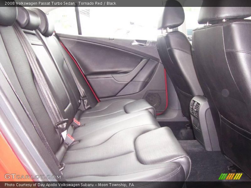 Tornado Red / Black 2008 Volkswagen Passat Turbo Sedan