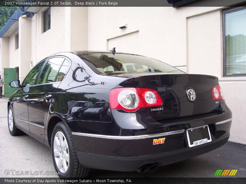 Deep Black / Pure Beige 2007 Volkswagen Passat 2.0T Sedan