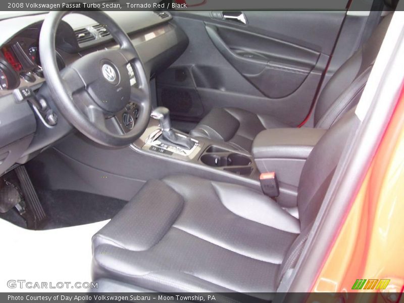 Tornado Red / Black 2008 Volkswagen Passat Turbo Sedan