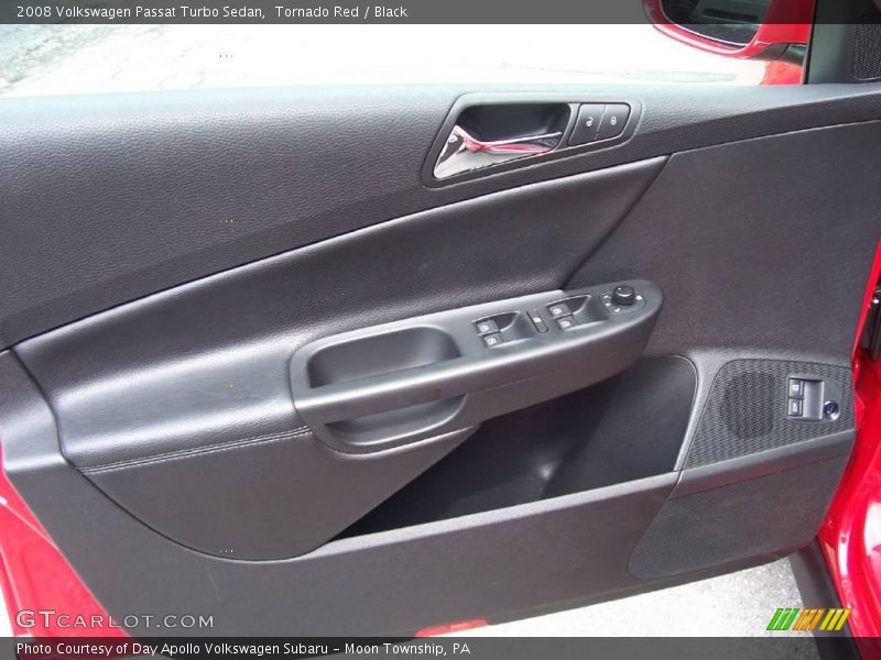Tornado Red / Black 2008 Volkswagen Passat Turbo Sedan
