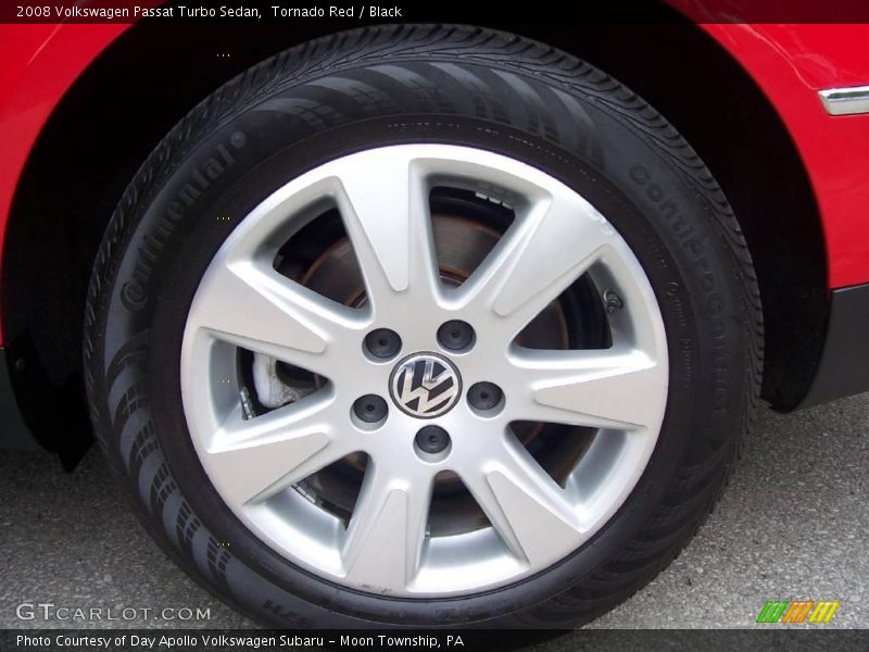 Tornado Red / Black 2008 Volkswagen Passat Turbo Sedan