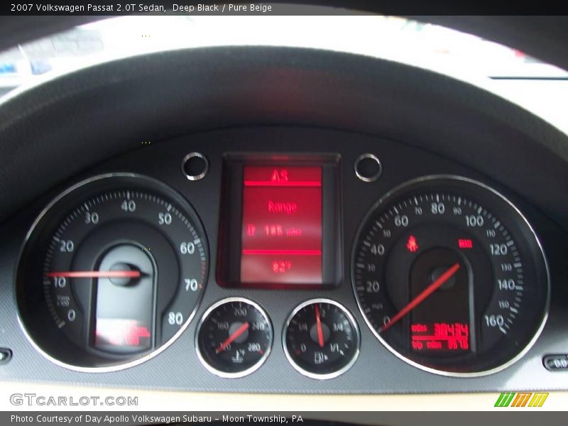 Deep Black / Pure Beige 2007 Volkswagen Passat 2.0T Sedan