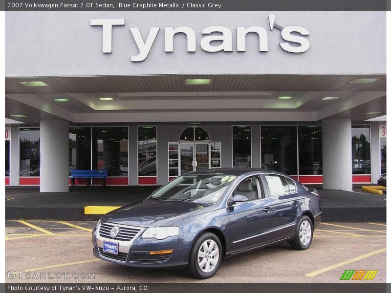 Blue Graphite Metallic / Classic Grey 2007 Volkswagen Passat 2.0T Sedan
