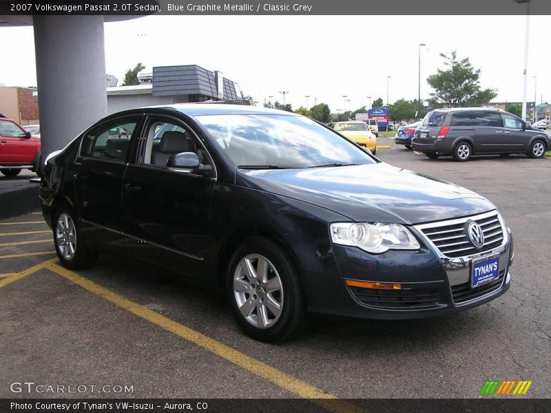 Blue Graphite Metallic / Classic Grey 2007 Volkswagen Passat 2.0T Sedan
