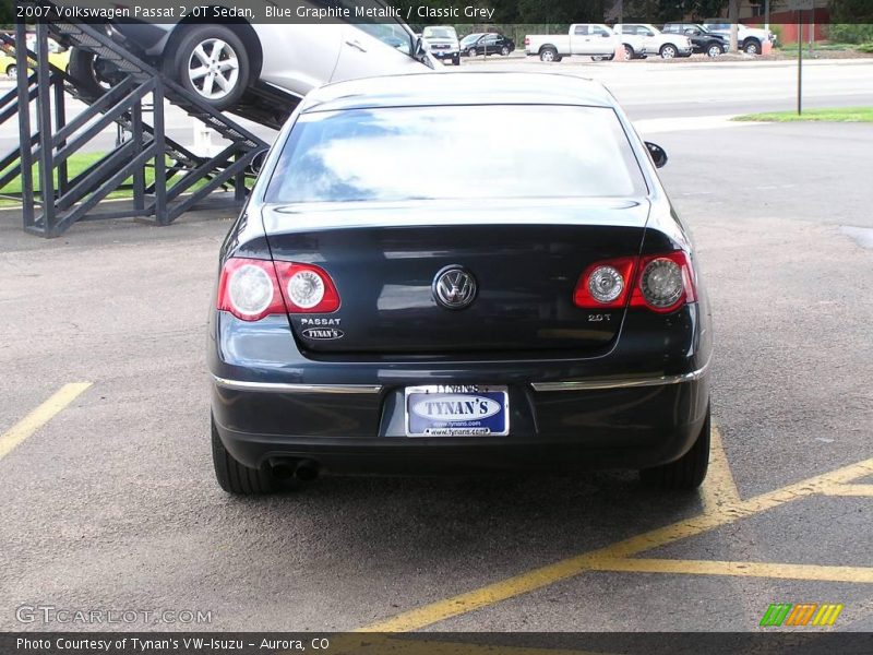 Blue Graphite Metallic / Classic Grey 2007 Volkswagen Passat 2.0T Sedan