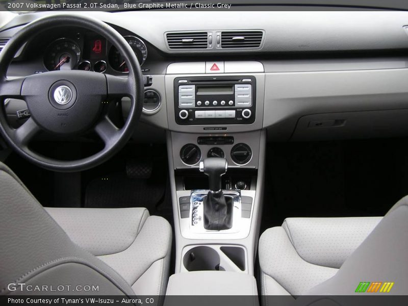 Blue Graphite Metallic / Classic Grey 2007 Volkswagen Passat 2.0T Sedan