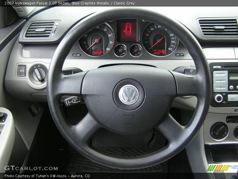 Blue Graphite Metallic / Classic Grey 2007 Volkswagen Passat 2.0T Sedan
