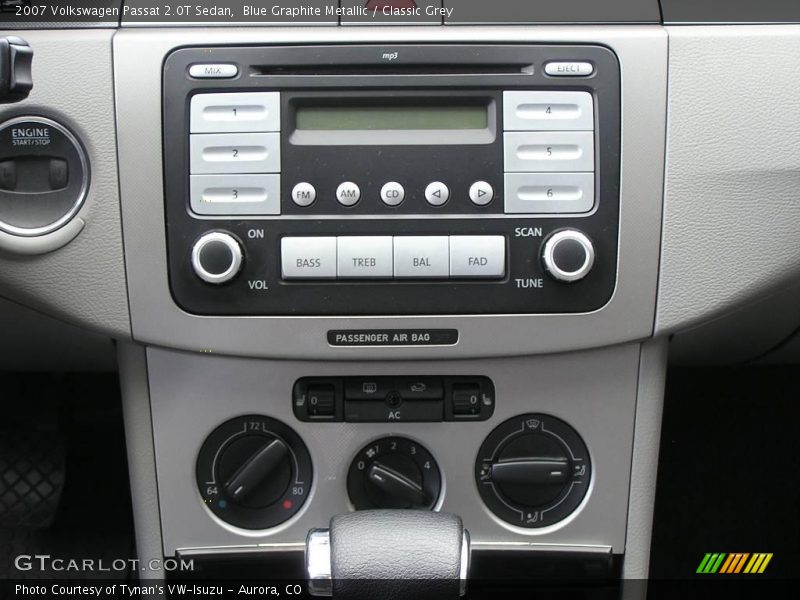 Blue Graphite Metallic / Classic Grey 2007 Volkswagen Passat 2.0T Sedan