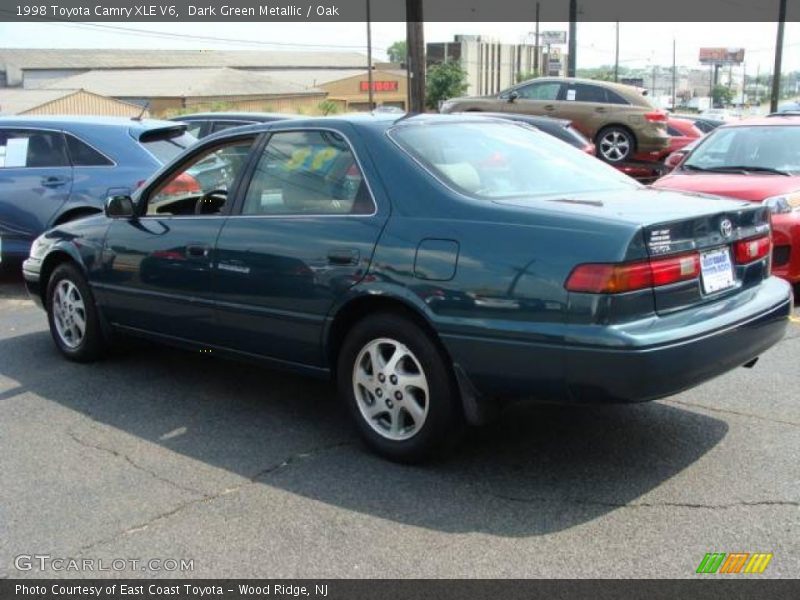 Dark Green Metallic / Oak 1998 Toyota Camry XLE V6