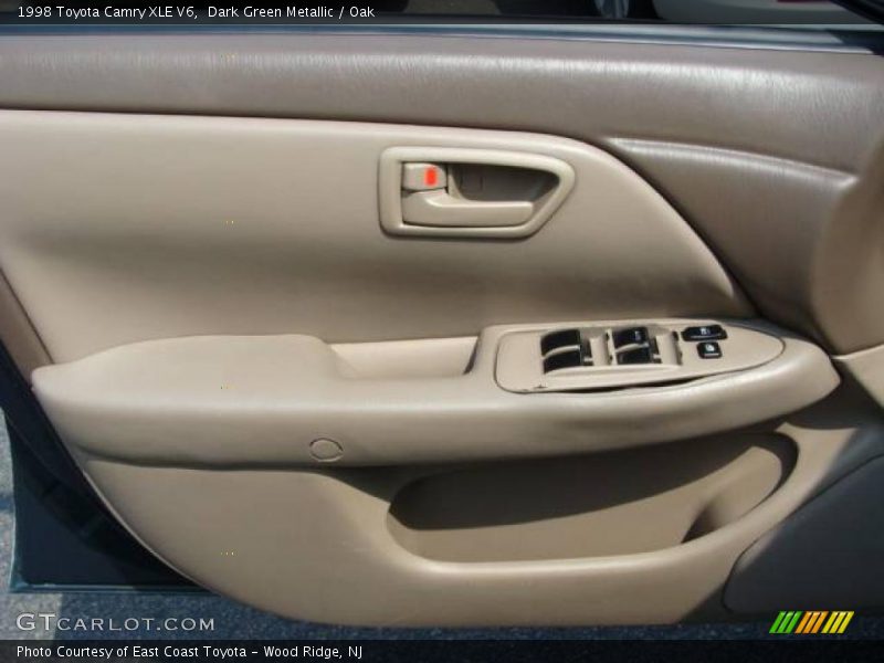 Dark Green Metallic / Oak 1998 Toyota Camry XLE V6