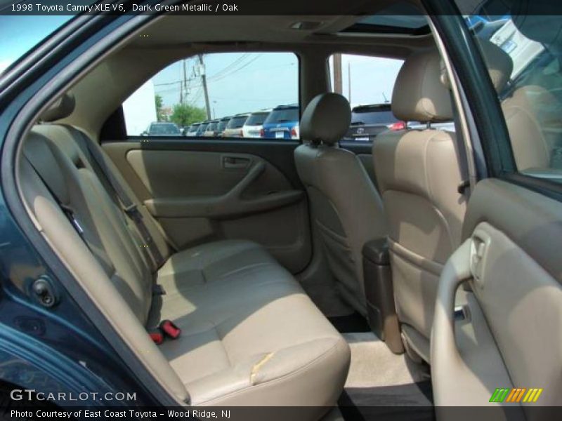 Dark Green Metallic / Oak 1998 Toyota Camry XLE V6
