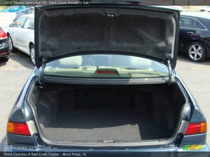 Dark Green Metallic / Oak 1998 Toyota Camry XLE V6
