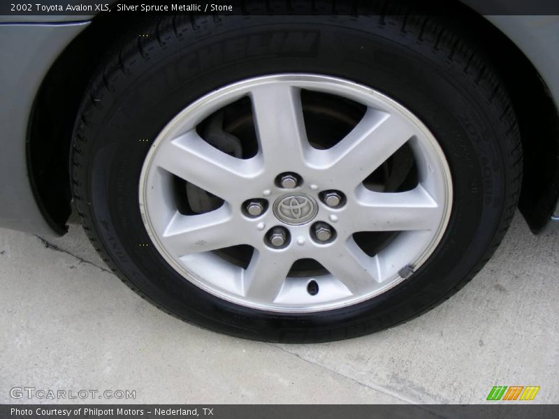 Silver Spruce Metallic / Stone 2002 Toyota Avalon XLS