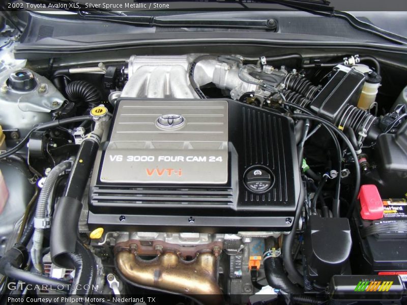 Silver Spruce Metallic / Stone 2002 Toyota Avalon XLS