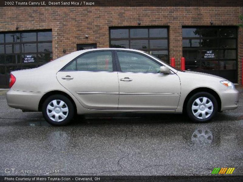 Desert Sand Mica / Taupe 2002 Toyota Camry LE