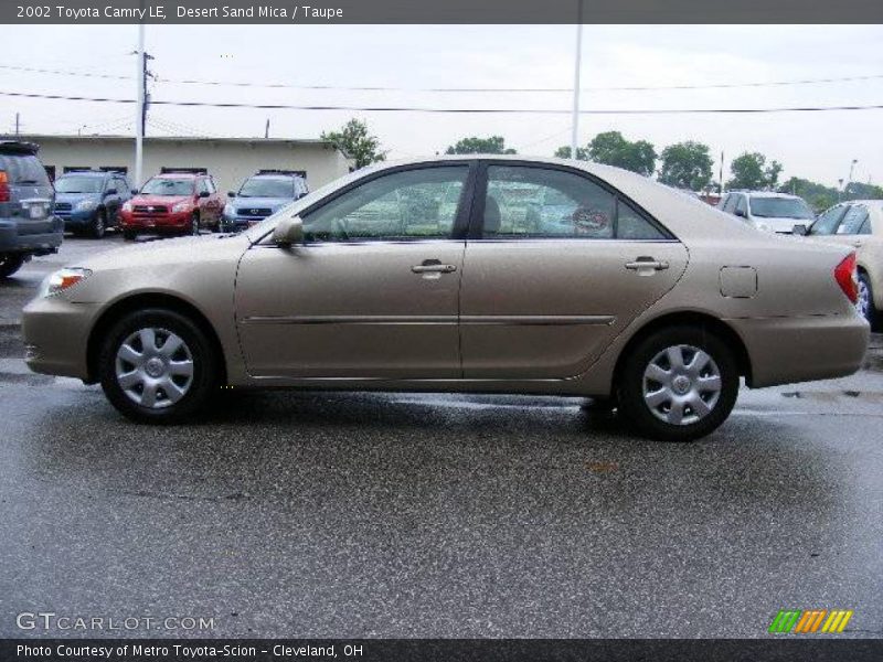 Desert Sand Mica / Taupe 2002 Toyota Camry LE