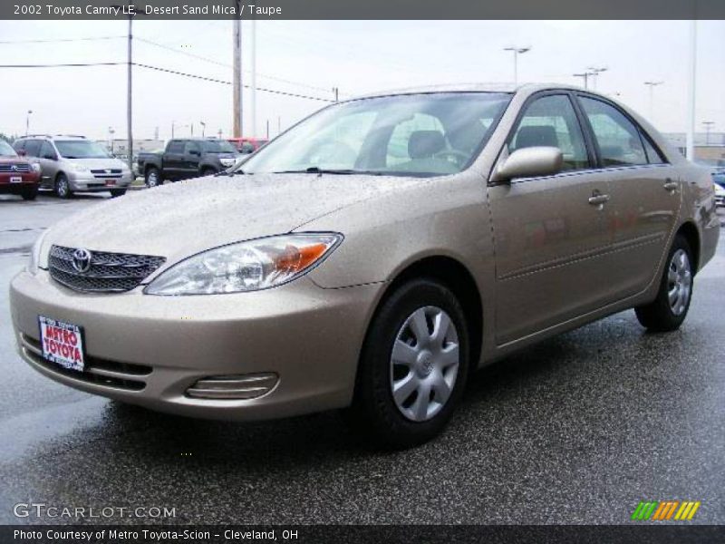 Desert Sand Mica / Taupe 2002 Toyota Camry LE