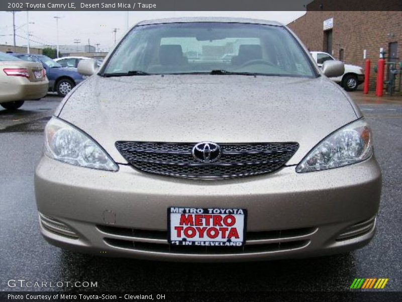Desert Sand Mica / Taupe 2002 Toyota Camry LE