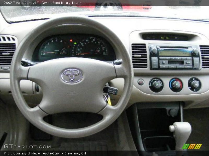 Desert Sand Mica / Taupe 2002 Toyota Camry LE