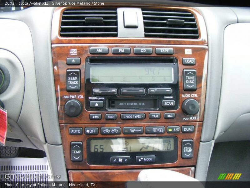 Silver Spruce Metallic / Stone 2002 Toyota Avalon XLS
