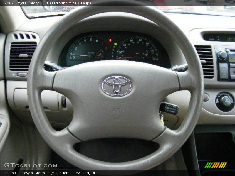 Desert Sand Mica / Taupe 2002 Toyota Camry LE