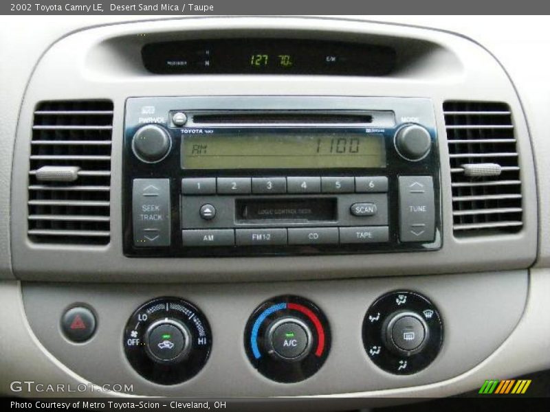 Desert Sand Mica / Taupe 2002 Toyota Camry LE