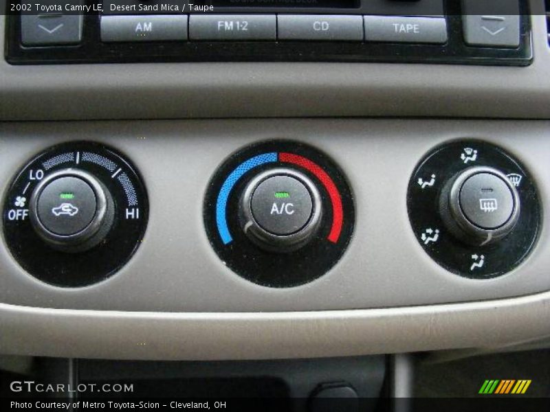 Desert Sand Mica / Taupe 2002 Toyota Camry LE