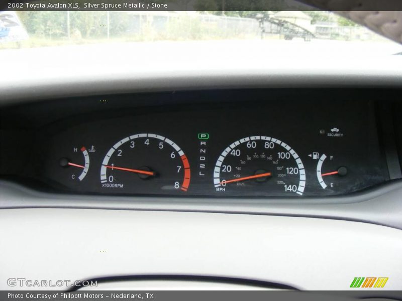 Silver Spruce Metallic / Stone 2002 Toyota Avalon XLS