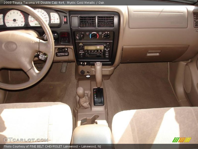 Mystic Gold Metallic / Oak 2003 Toyota Tacoma V6 Double Cab 4x4