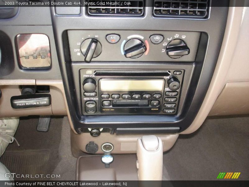 Mystic Gold Metallic / Oak 2003 Toyota Tacoma V6 Double Cab 4x4
