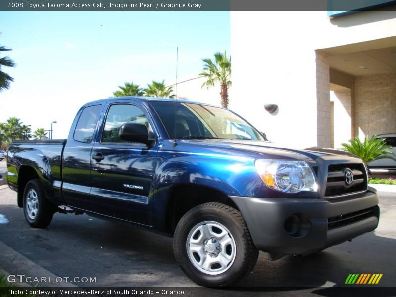 Indigo Ink Pearl / Graphite Gray 2008 Toyota Tacoma Access Cab