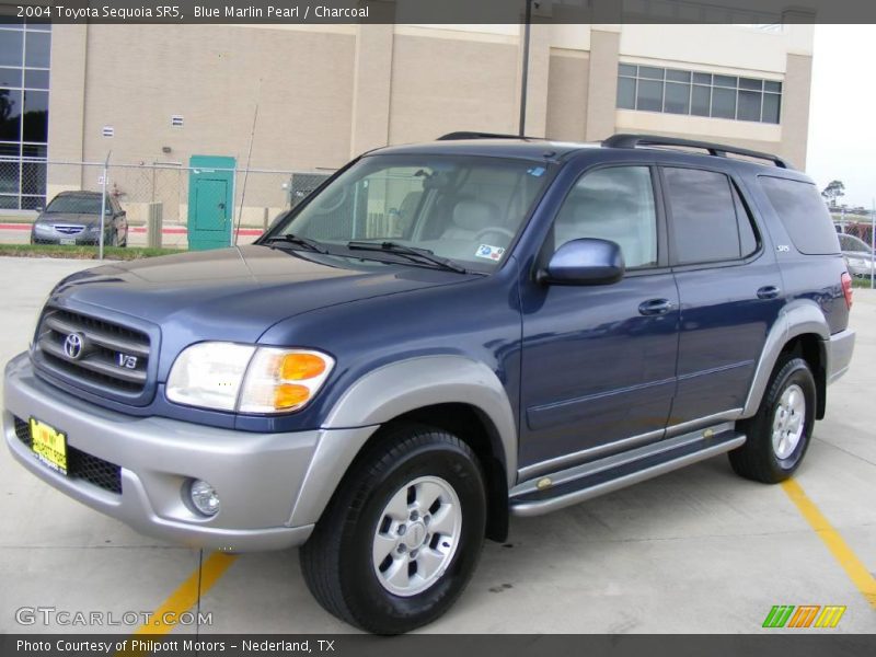 Blue Marlin Pearl / Charcoal 2004 Toyota Sequoia SR5