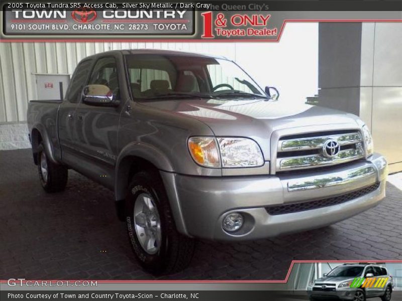 Silver Sky Metallic / Dark Gray 2005 Toyota Tundra SR5 Access Cab