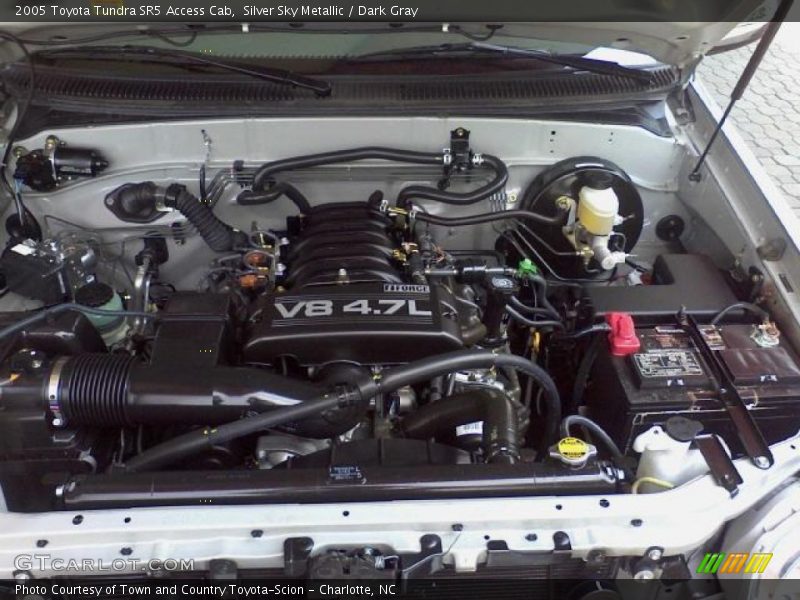 Silver Sky Metallic / Dark Gray 2005 Toyota Tundra SR5 Access Cab