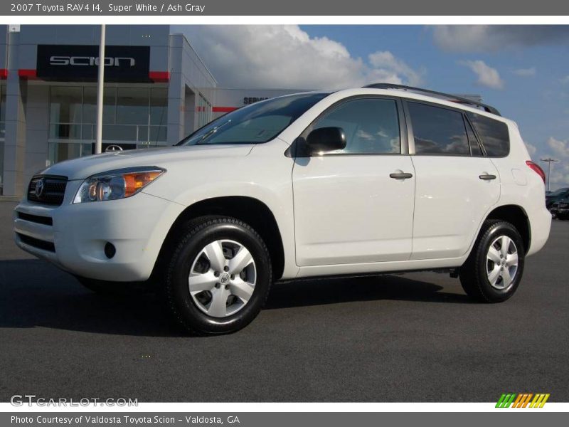 Super White / Ash Gray 2007 Toyota RAV4 I4