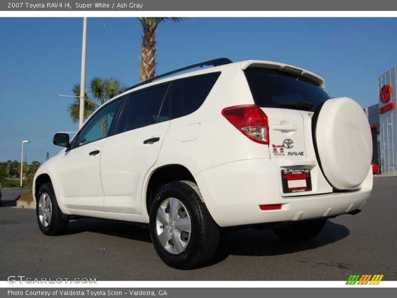 Super White / Ash Gray 2007 Toyota RAV4 I4