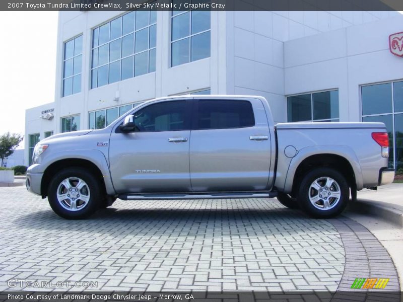 Silver Sky Metallic / Graphite Gray 2007 Toyota Tundra Limited CrewMax