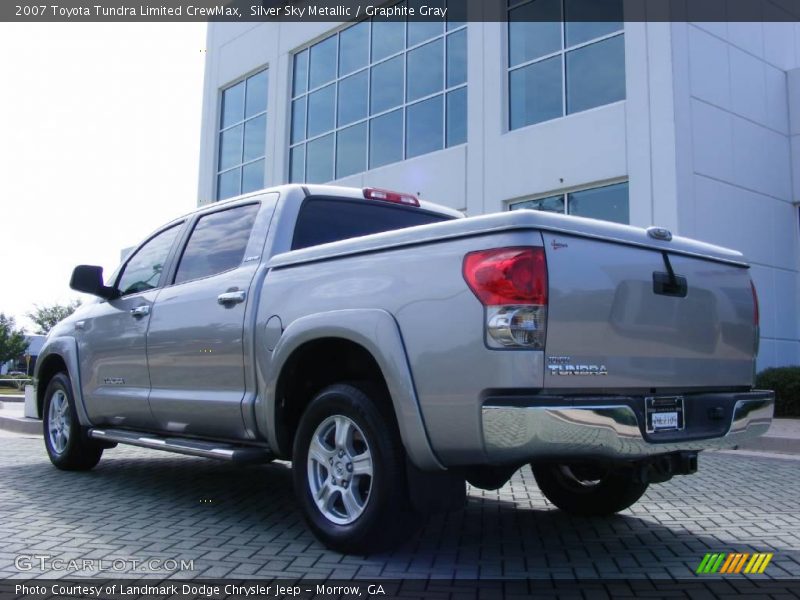 Silver Sky Metallic / Graphite Gray 2007 Toyota Tundra Limited CrewMax