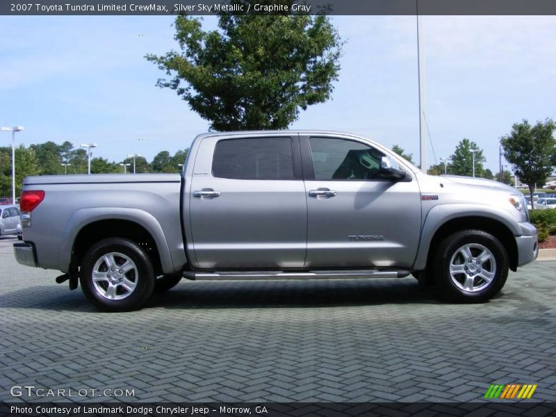 Silver Sky Metallic / Graphite Gray 2007 Toyota Tundra Limited CrewMax