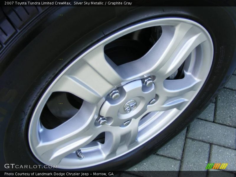 Silver Sky Metallic / Graphite Gray 2007 Toyota Tundra Limited CrewMax