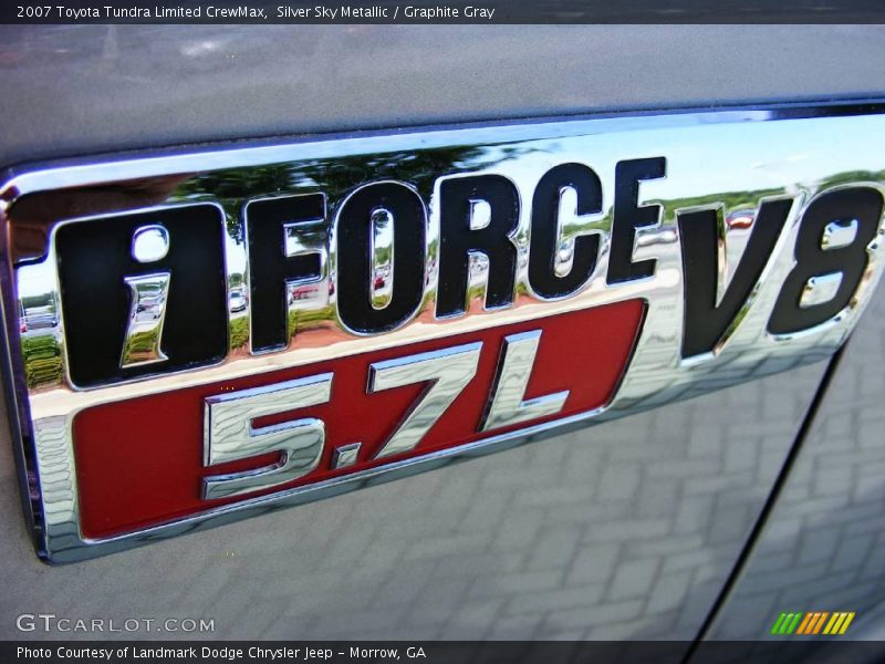 Silver Sky Metallic / Graphite Gray 2007 Toyota Tundra Limited CrewMax